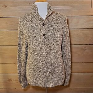 Polo by Ralph Lauren 4 Button Mock Neck Sweater